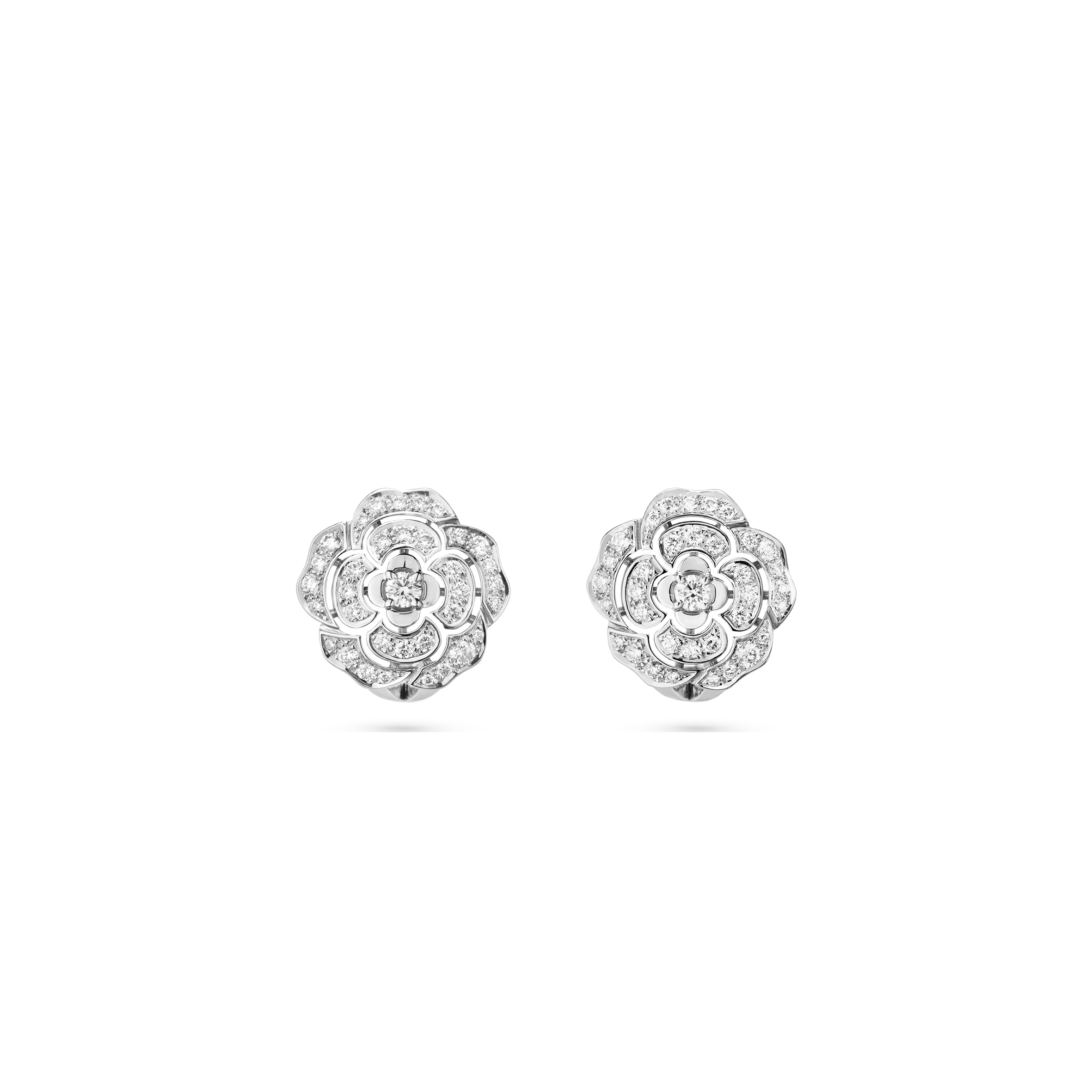 CHANEL BOUTON DE CAMÉLIA EARRINGS J12072